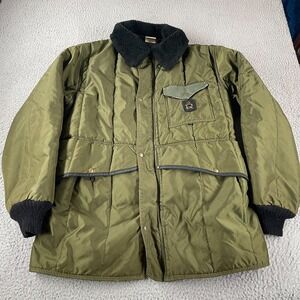 Refrigiwear Sage Green Iron-Tuff Insulated Jacket Mens Fits Size XL Warm Winter*
